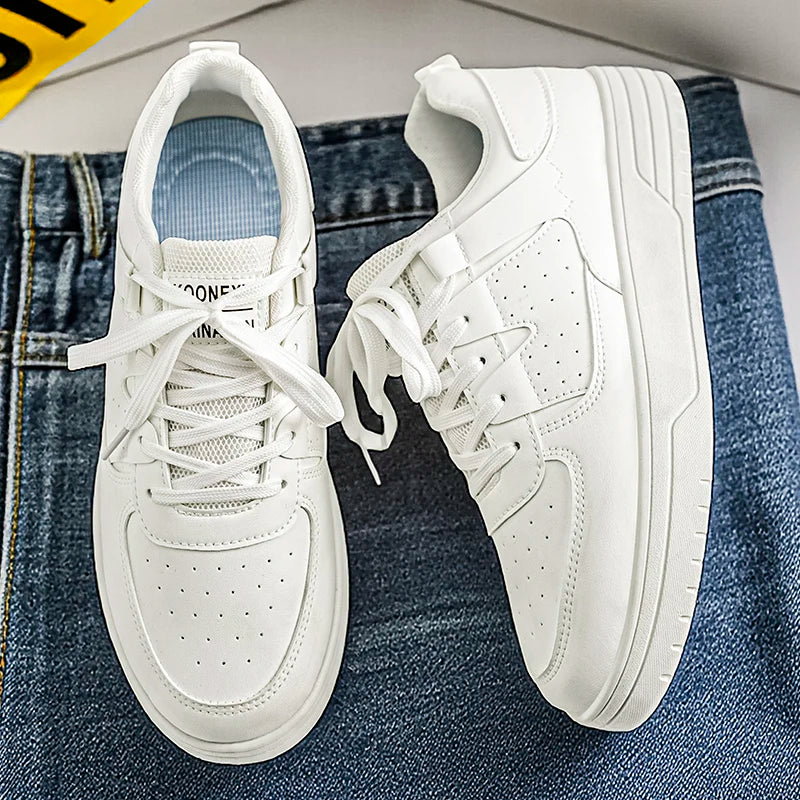 Fashionable sports shoes - skate shoes. Low-top lace-up shoes with a school style and street style, suitable for daily outdoor