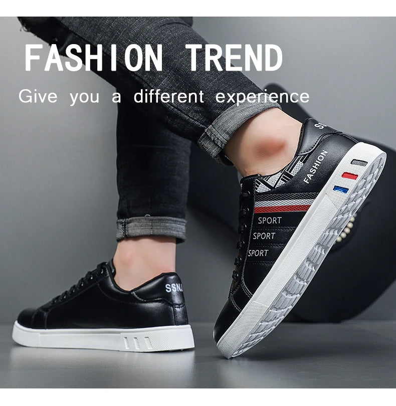 Men's Shoes Spring and Autumn New Style Green Black Red Sports Shoes Soft Sole Breathable Men's Low-Top Versatile Casual Shoes