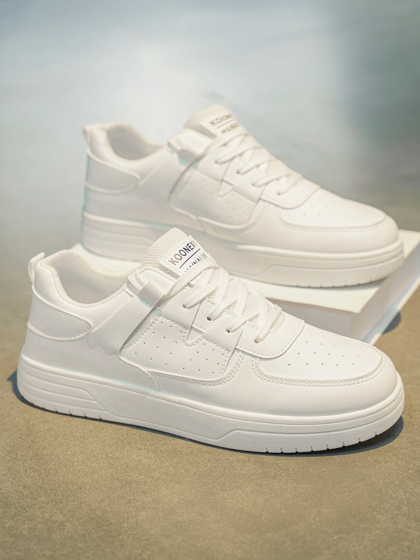 Fashionable sports shoes - skate shoes. Low-top lace-up shoes with a school style and street style, suitable for daily outdoor