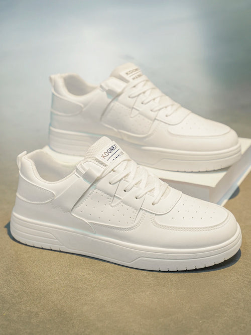 Fashionable sports shoes - skate shoes. Low-top lace-up shoes with a school style and street style, suitable for daily outdoor