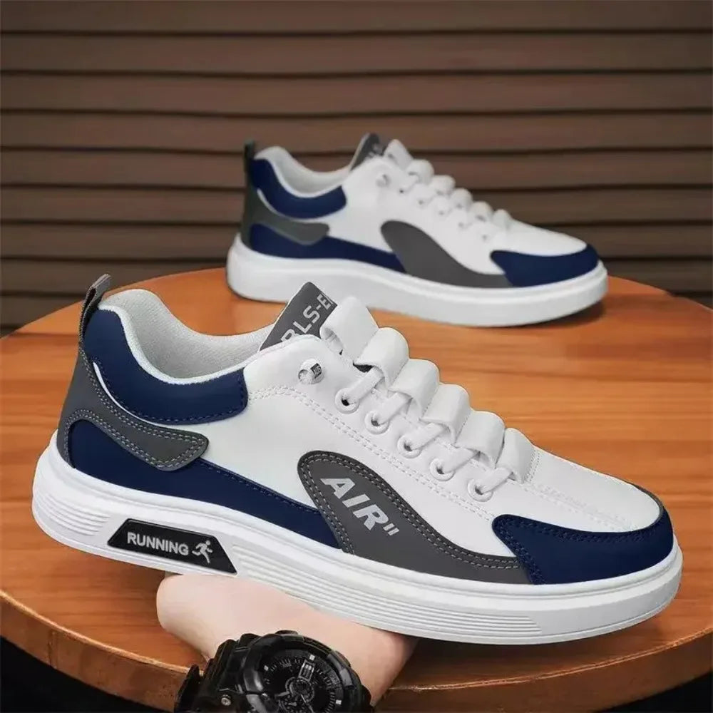 New Men's Shoes Leather Fashion Low-top Men's Casual Trendy Shoes Running Sports