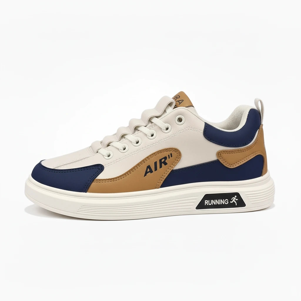 New Men's Shoes Leather Fashion Low-top Men's Casual Trendy Shoes Running Sports