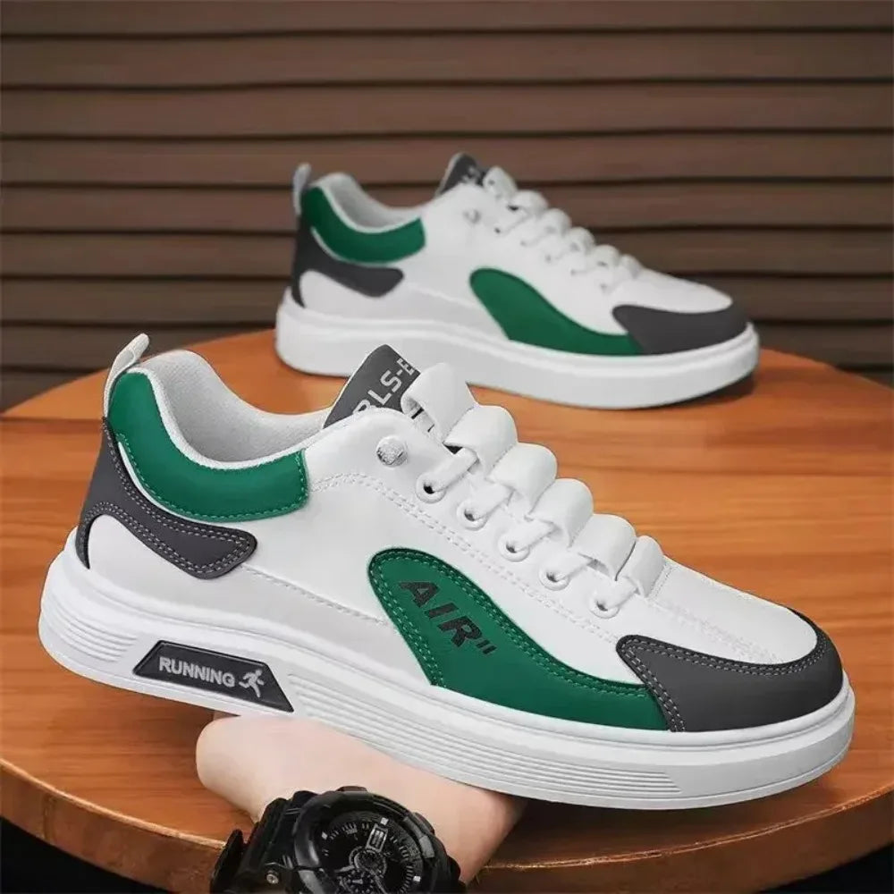 New Men's Shoes Leather Fashion Low-top Men's Casual Trendy Shoes Running Sports