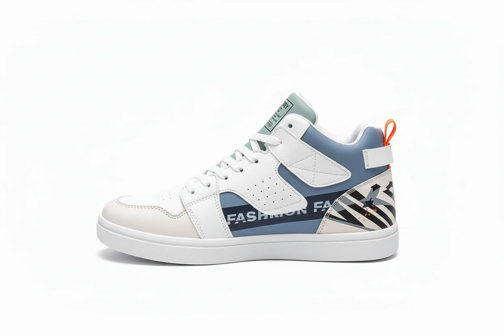 Men's Skateboarding Shoes 46 High Top Casual Sneakers Breathable Street Shoes Black Flats Shoes  Walking Shoes Chaussure Homme